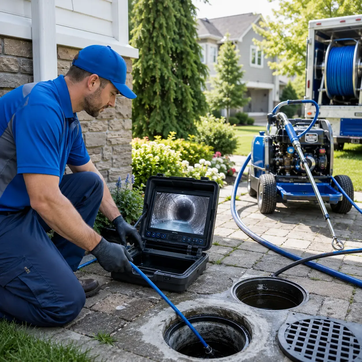 Outdoor drain cleaning professionals serving Ranburne, AL